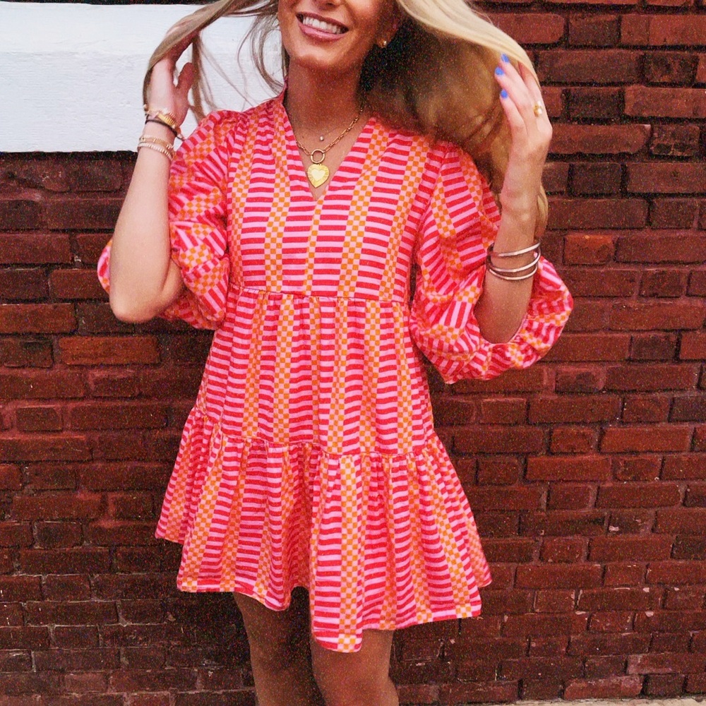 Colorful Striped Dress